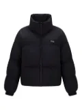 Bally quilted logo puffer jacket - Black