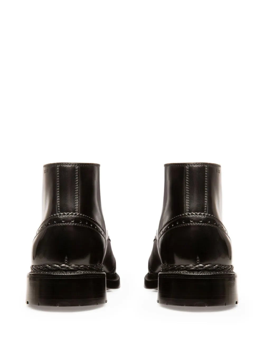 Bally Oktavio leather brogue boots Black