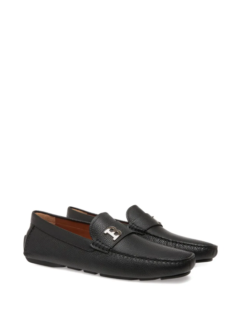 Bally leather loafers Black