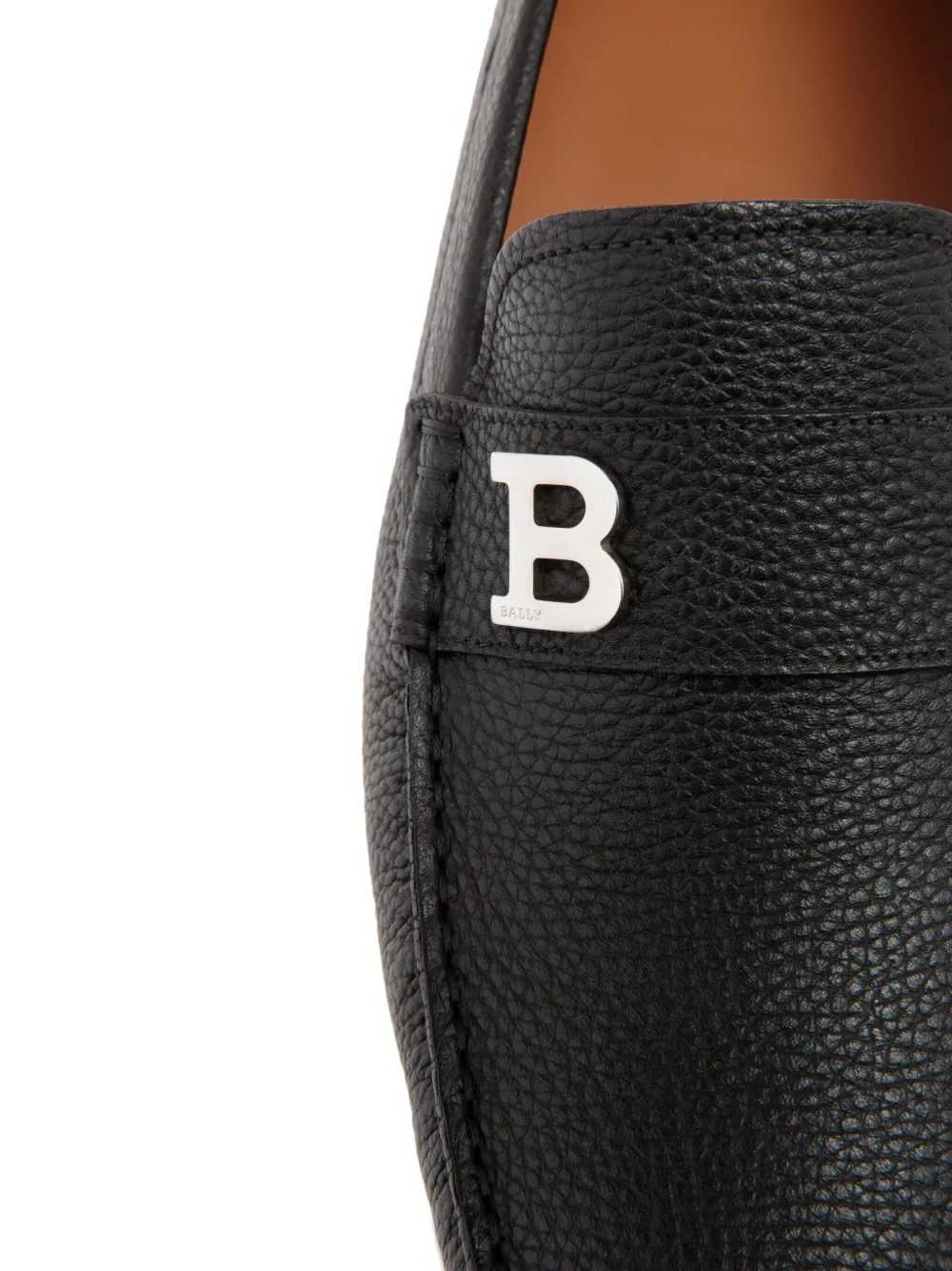 Bally leather loafers Black