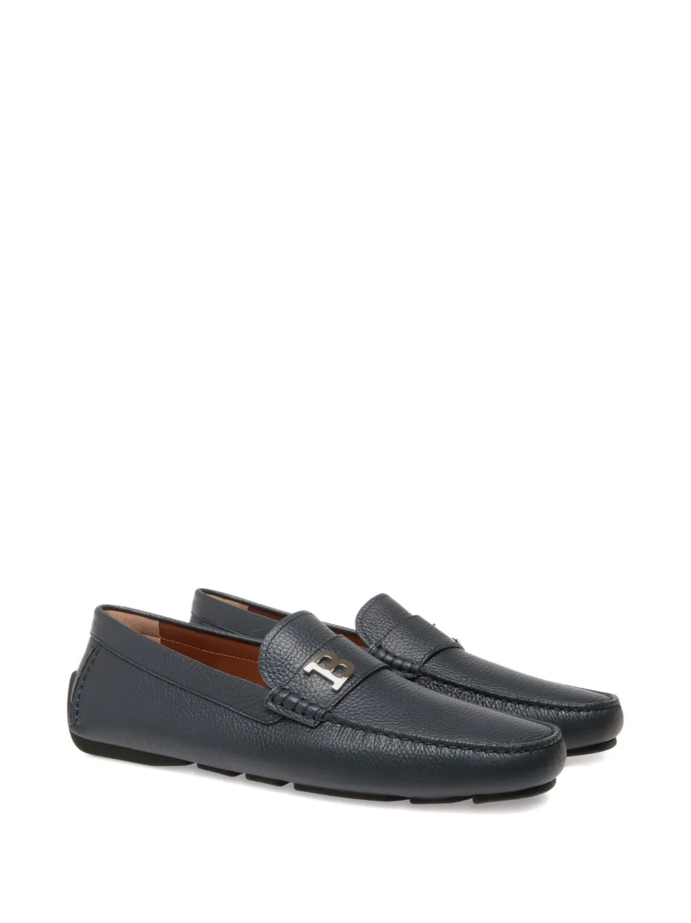Bally leather loafers Blue