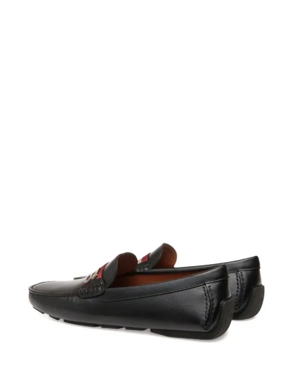 BALLY 黒 レザー ローファー Bally レザーローファー | ブラック | FARFETCH JP