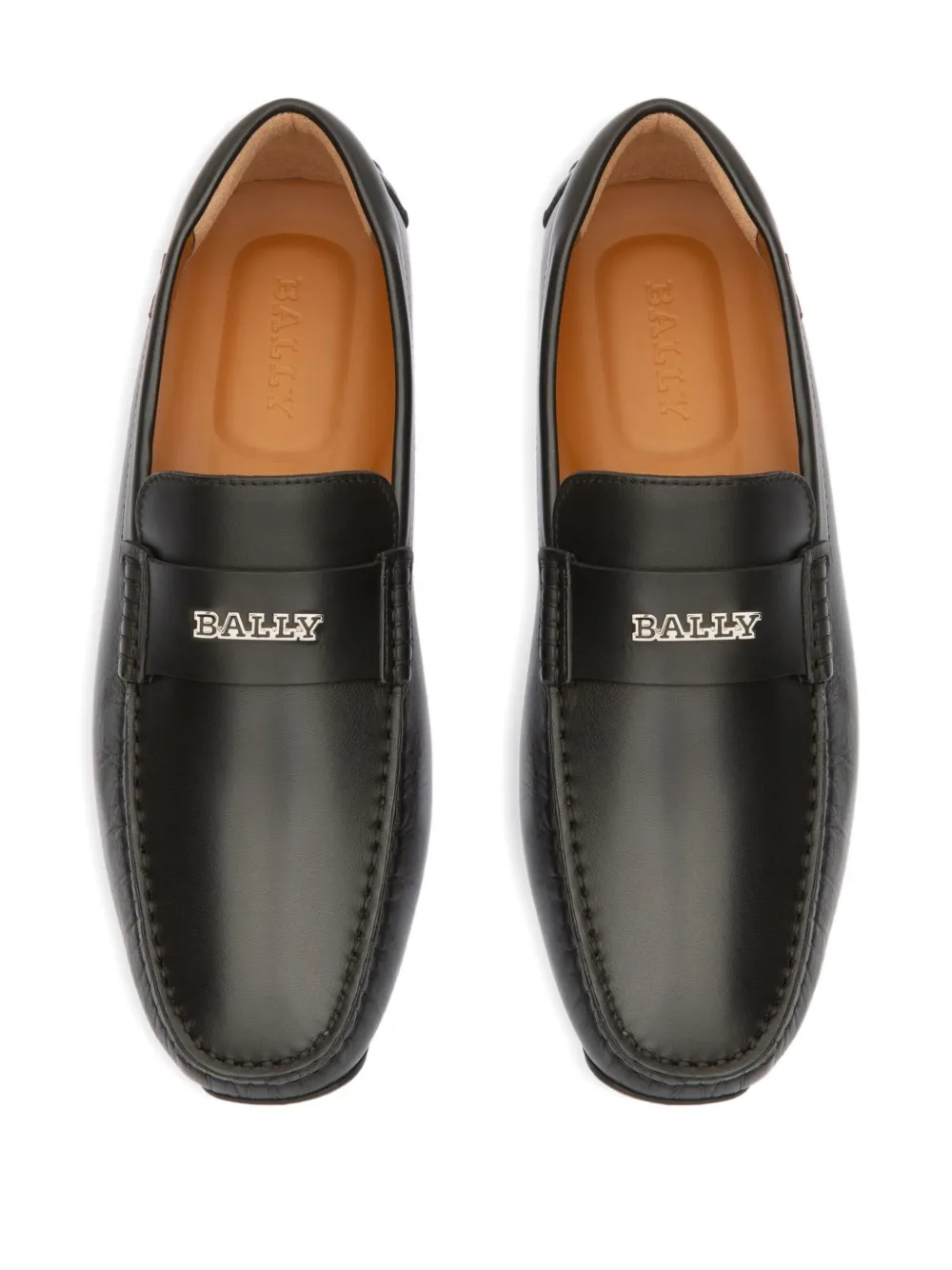 Bally Pilot Driver leren loafers Zwart
