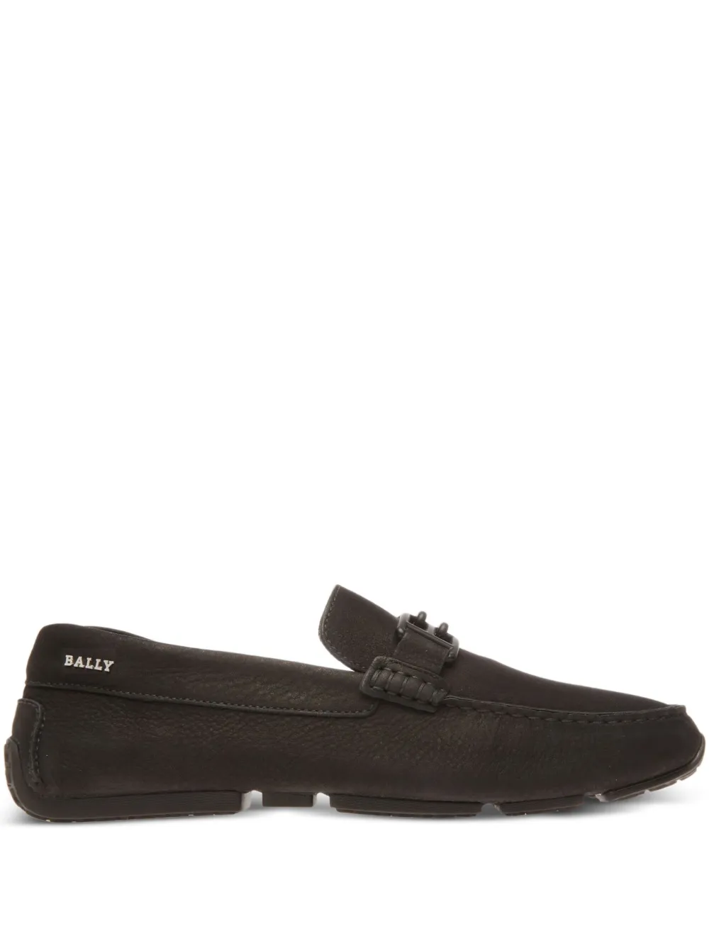 Bally Parsal suède loafers Zwart