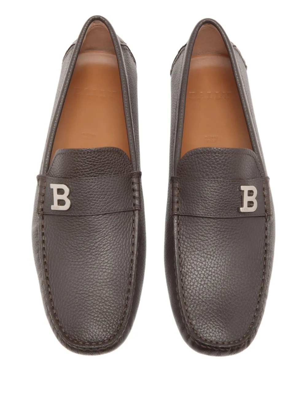 Bally leather loafers Brown
