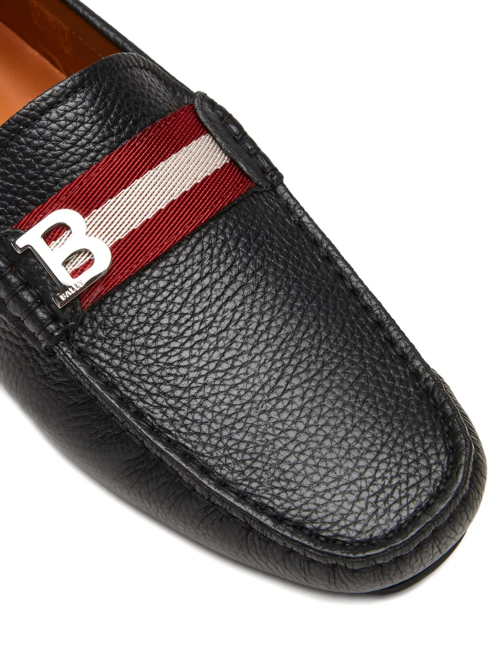 Bally leather loafers Black