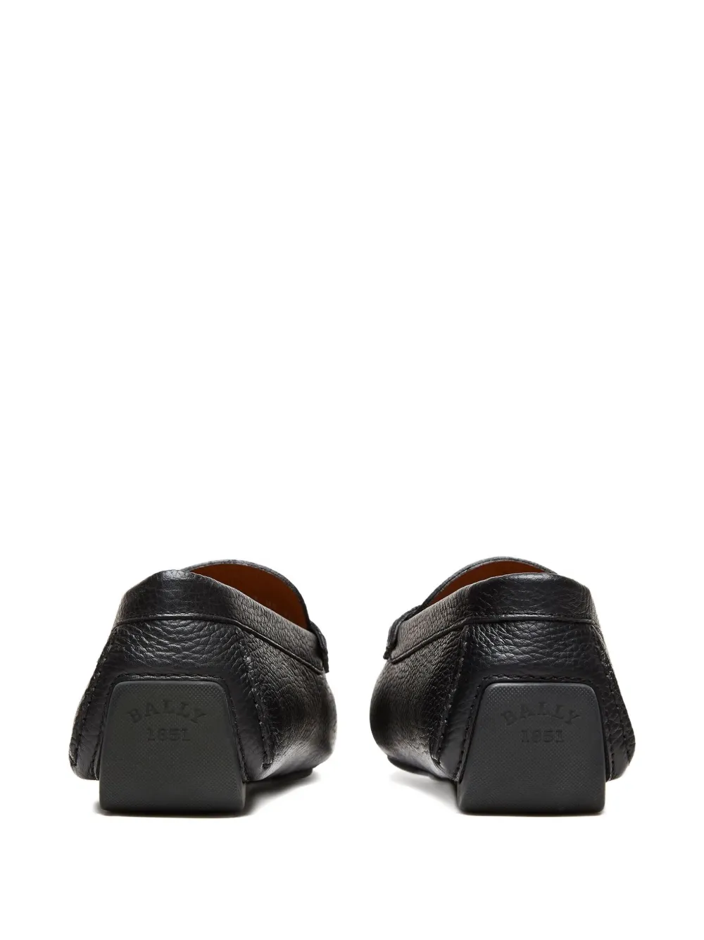 Bally leather loafers Black