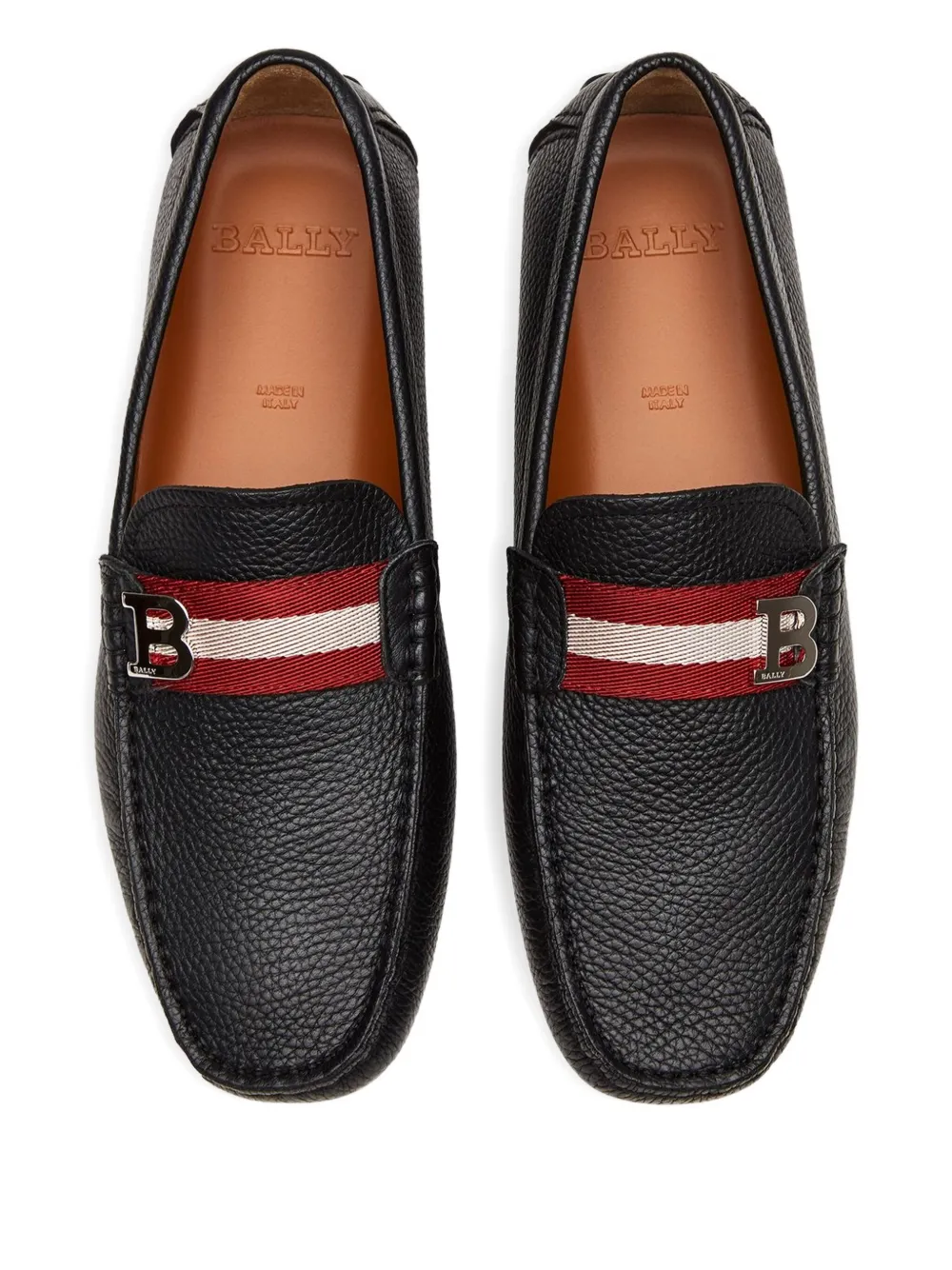 Bally leather loafers Black