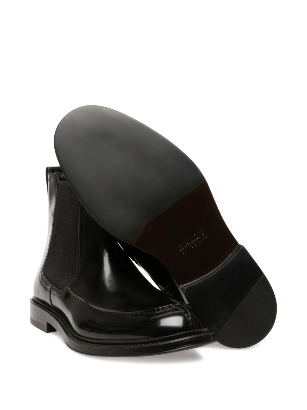 Bally Nidro leather elastic-sided chelsea boots Black
