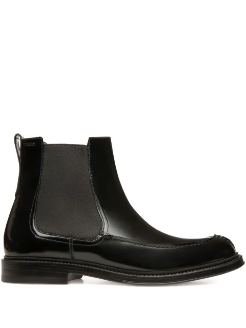 Bally Nidro leather elastic-sided chelsea boots