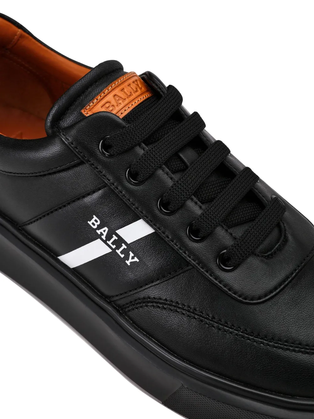 Bally leather low-top sneakers Black