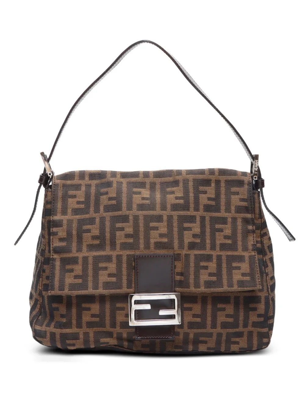 Fendi Pre-Owned 2000-2010 Zucca Mamma Baguette Shoulder bag | Brown | Image 1