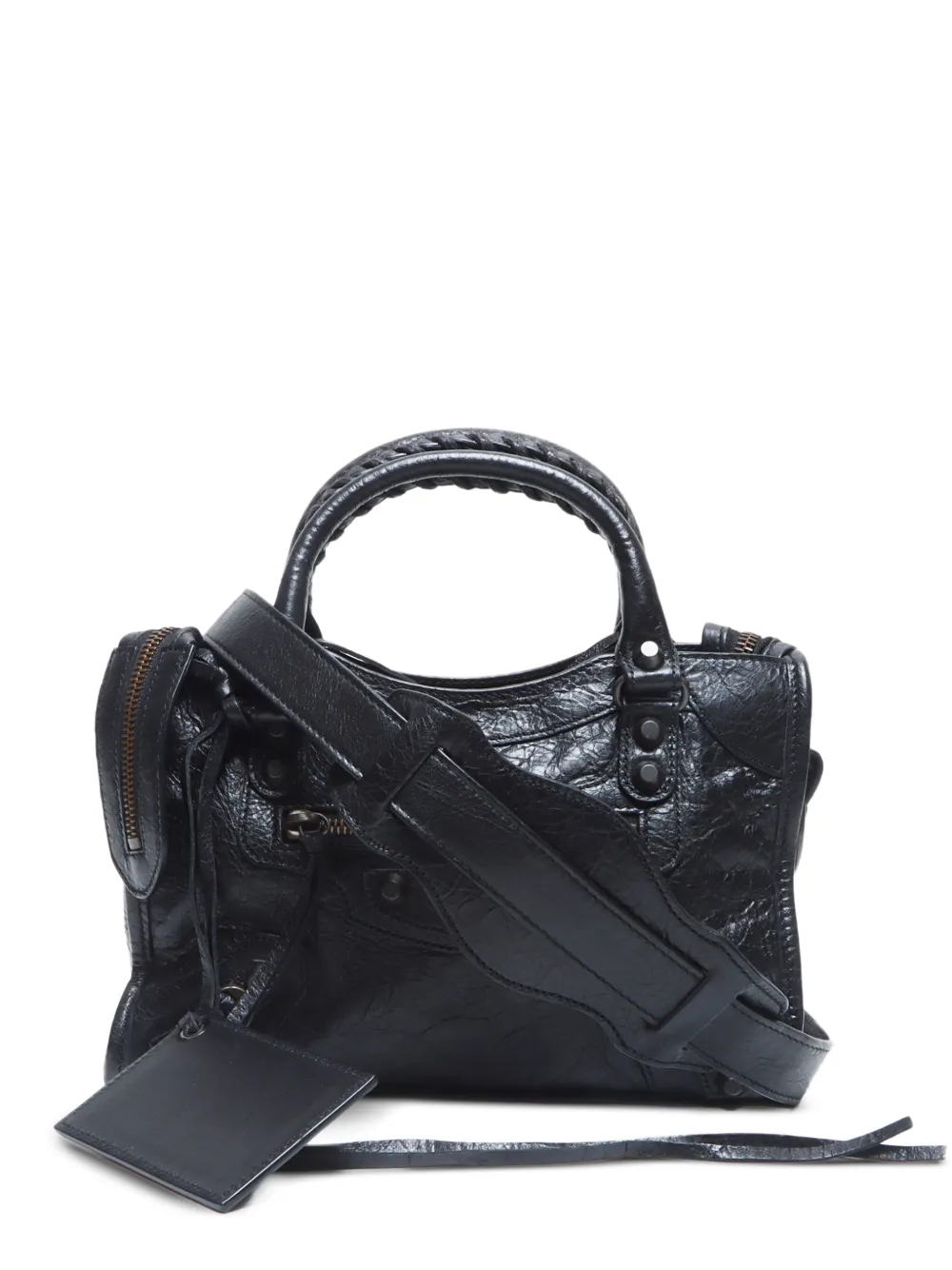 Balenciaga Pre-Owned 2010s シティ 2way ハンドバッグ ミニ - ブラック Balenciaga Pre-Owned 2010s シティ 2way ハンドバッグ ミニ - ブラック