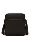Bally zip-fastening leather messenger bag - Black