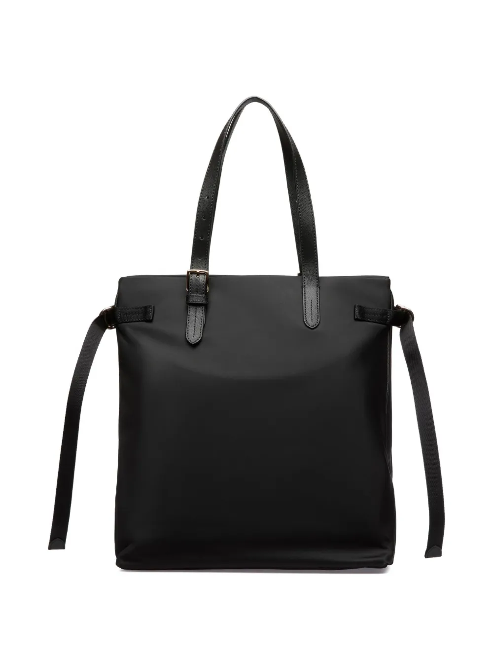 Bally Shopper met logo applicatie Zwart