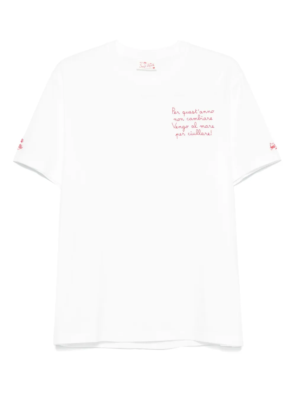 MC2 Saint Barth Vengo Al Mare T-shirt Wit