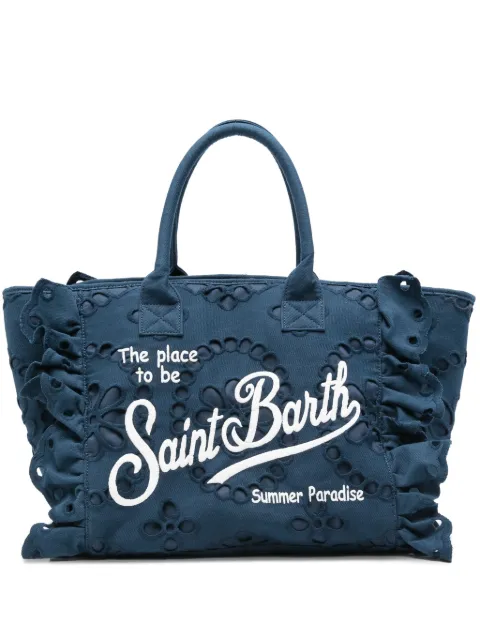 MC2 Saint Barth Vanity ruffled tote bag