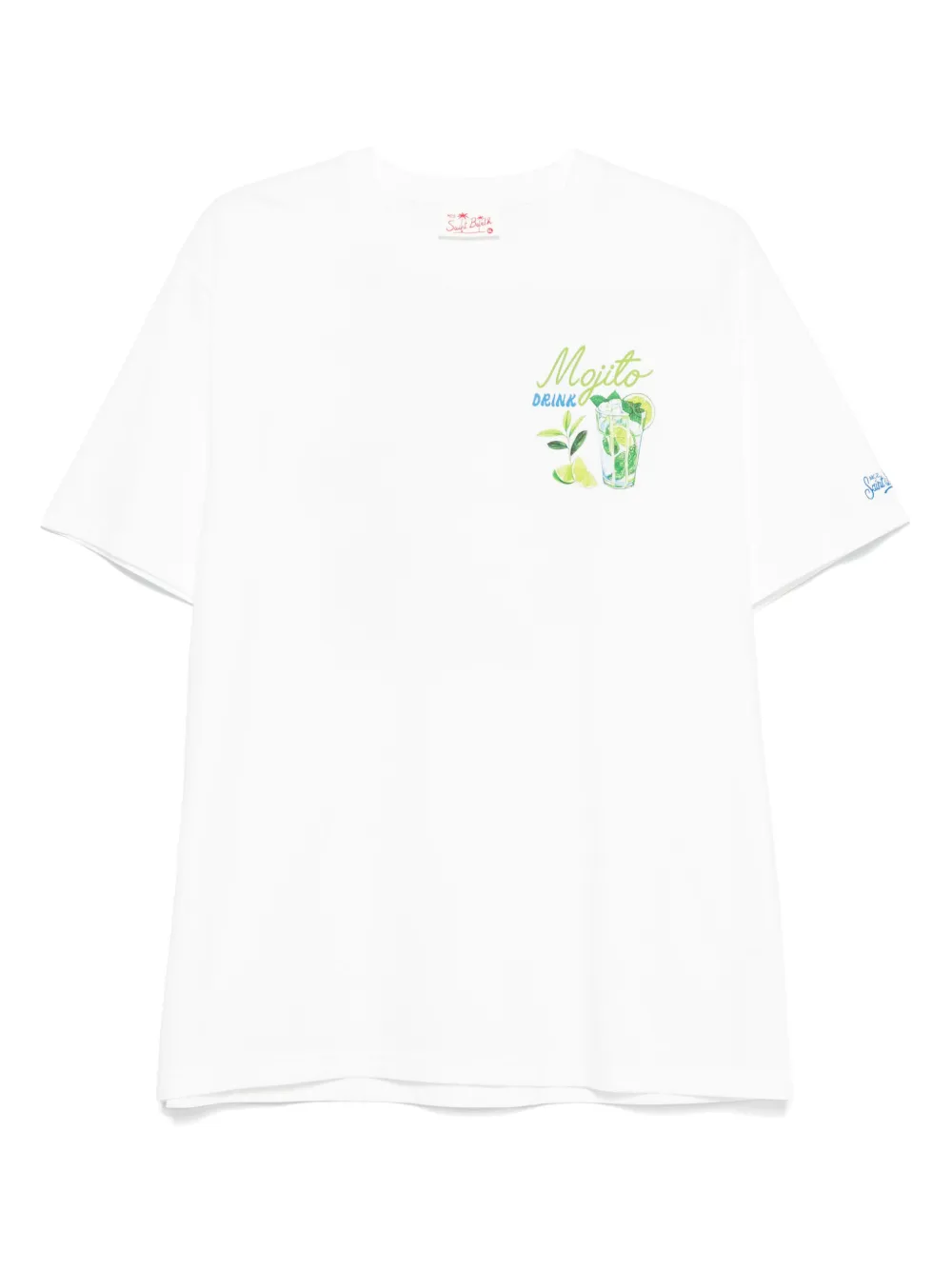 MC2 Saint Barth Drink Mojito cotton T-shirt Wit