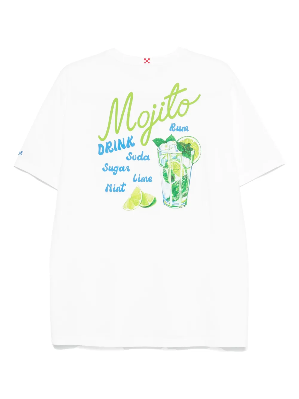 MC2 Saint Barth Drink Mojito cotton T-shirt Wit