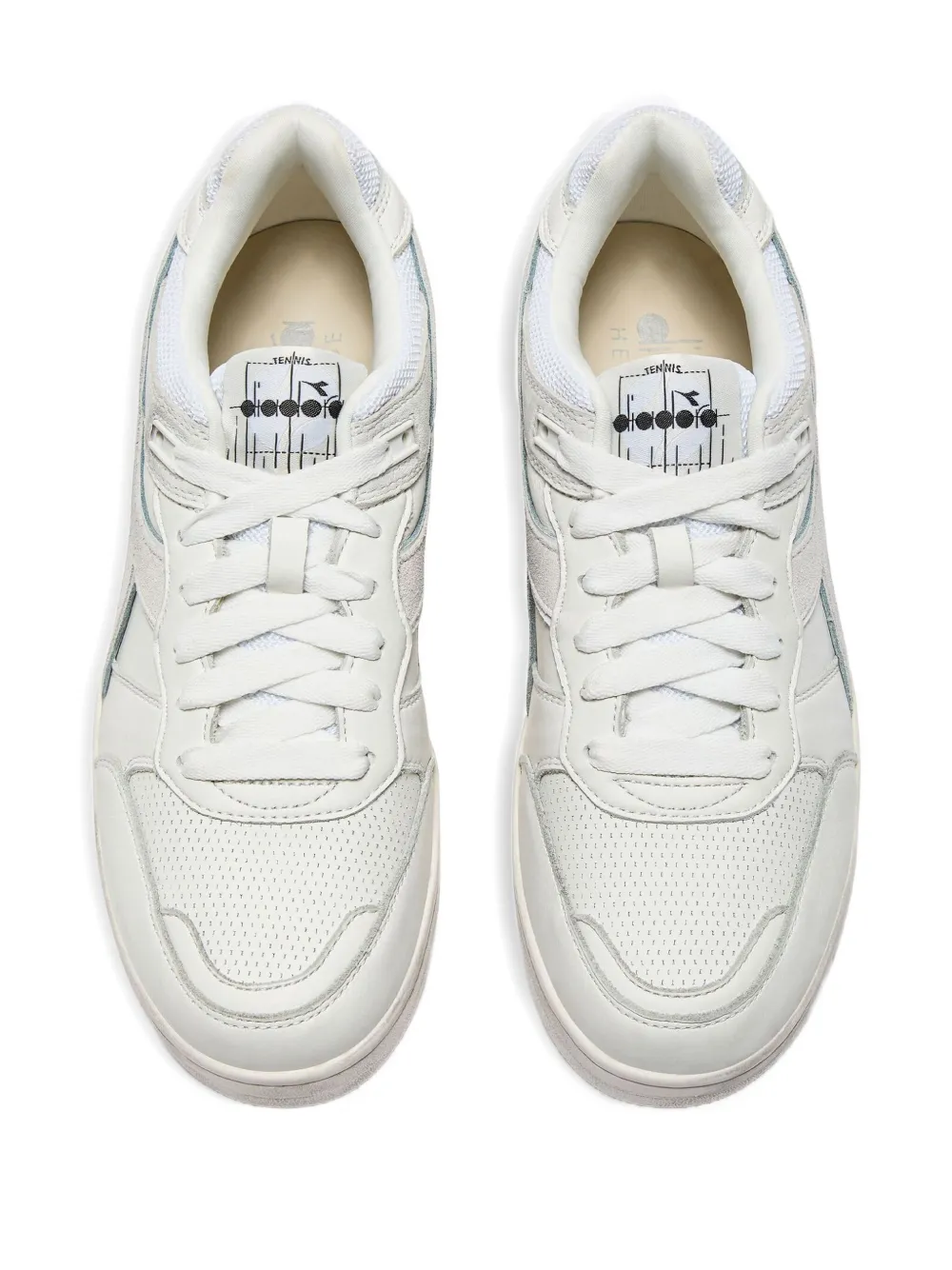 Diadora perforated sneakers White