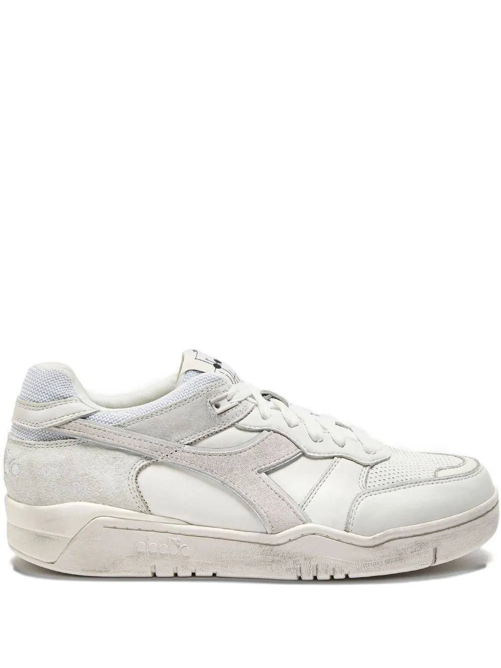 Diadora perforated sneakers White