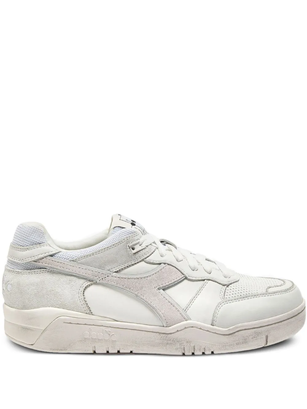 Diadora perforated sneakers White