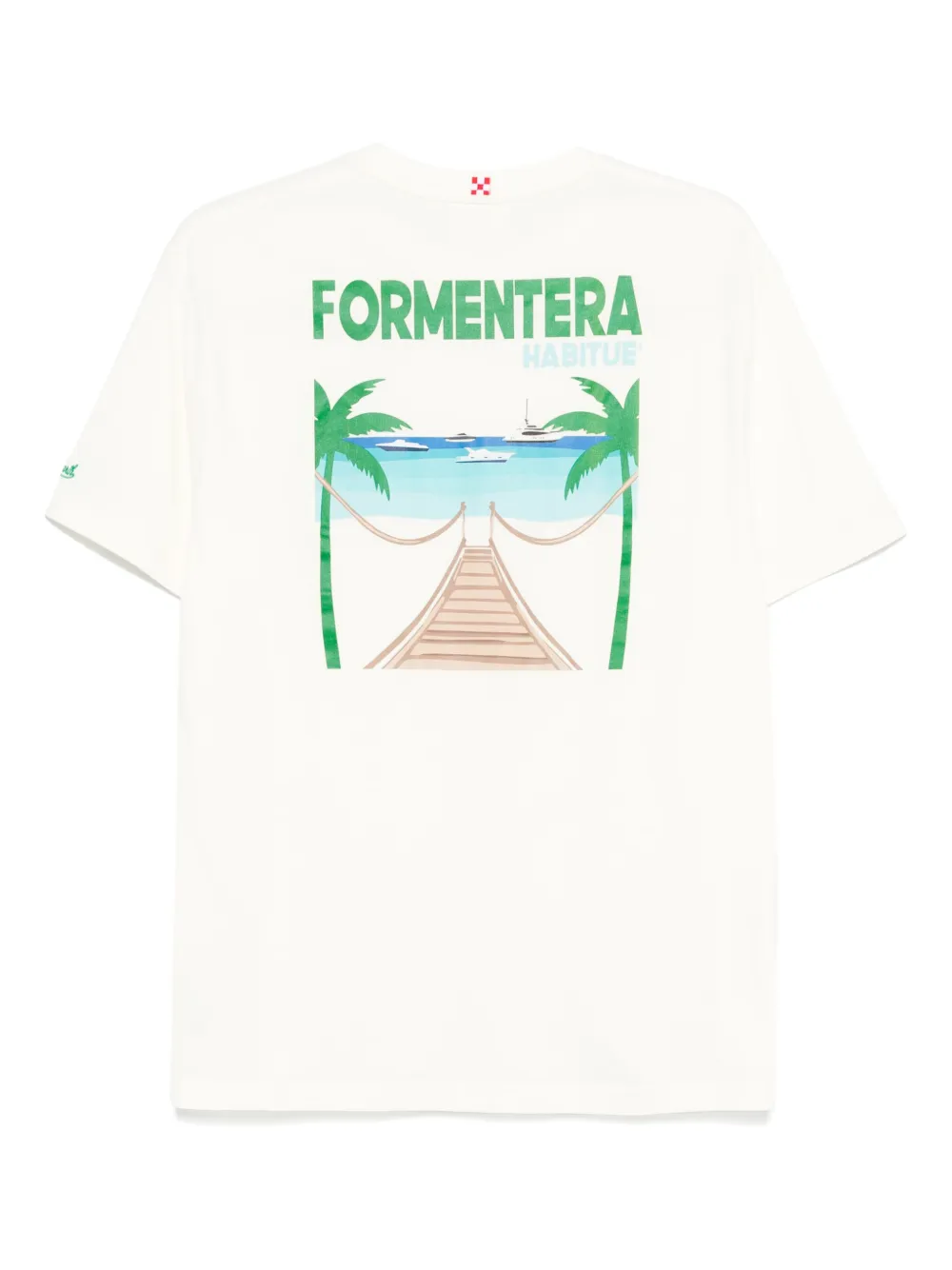 MC2 Saint Barth Formentera cotton T-shirt Beige