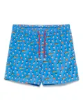 MC2 Saint Barth graphic-print swim shorts - Blue
