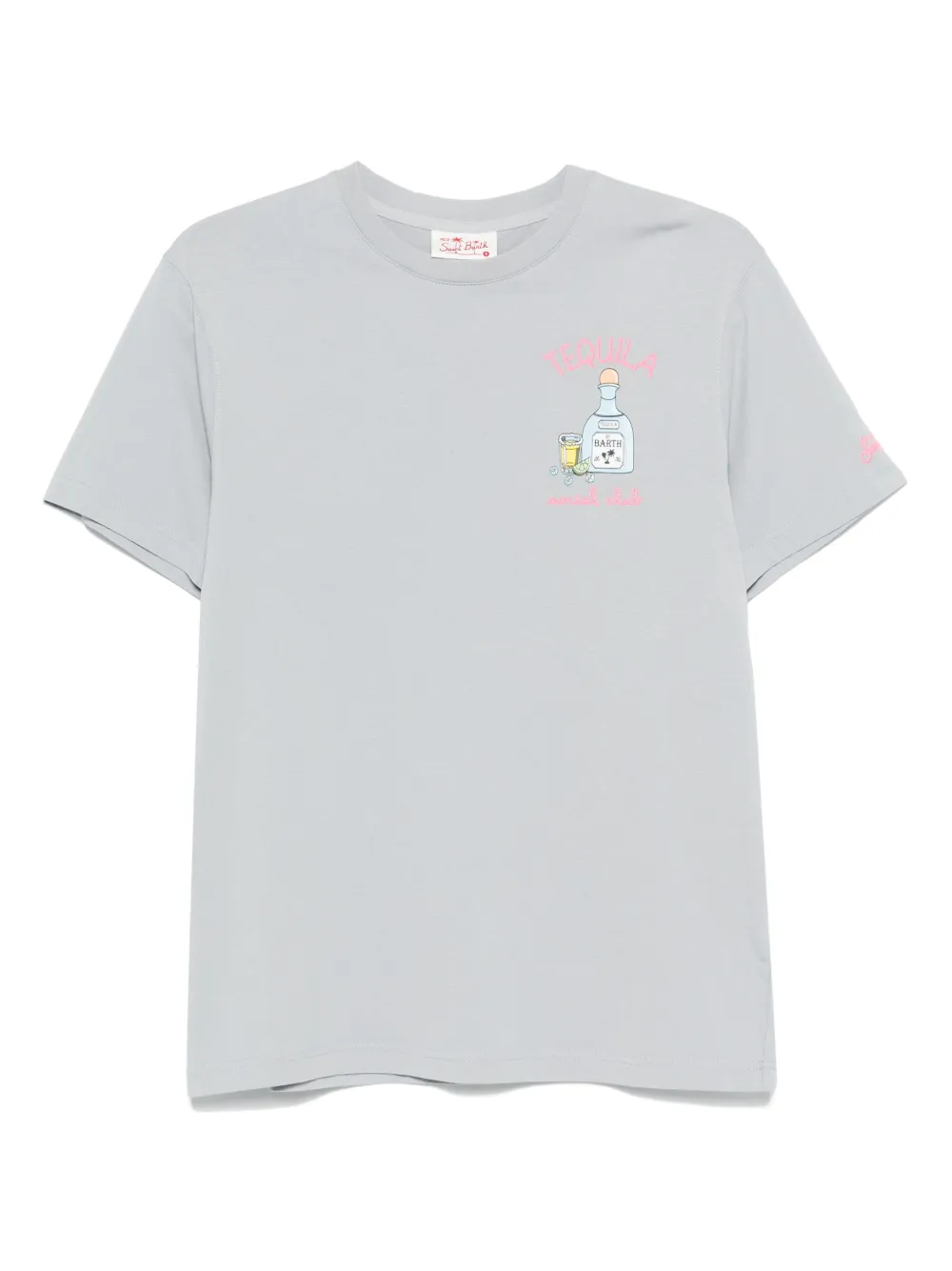 MC2 Saint Barth Social Tequila cotton T-shirt Grijs