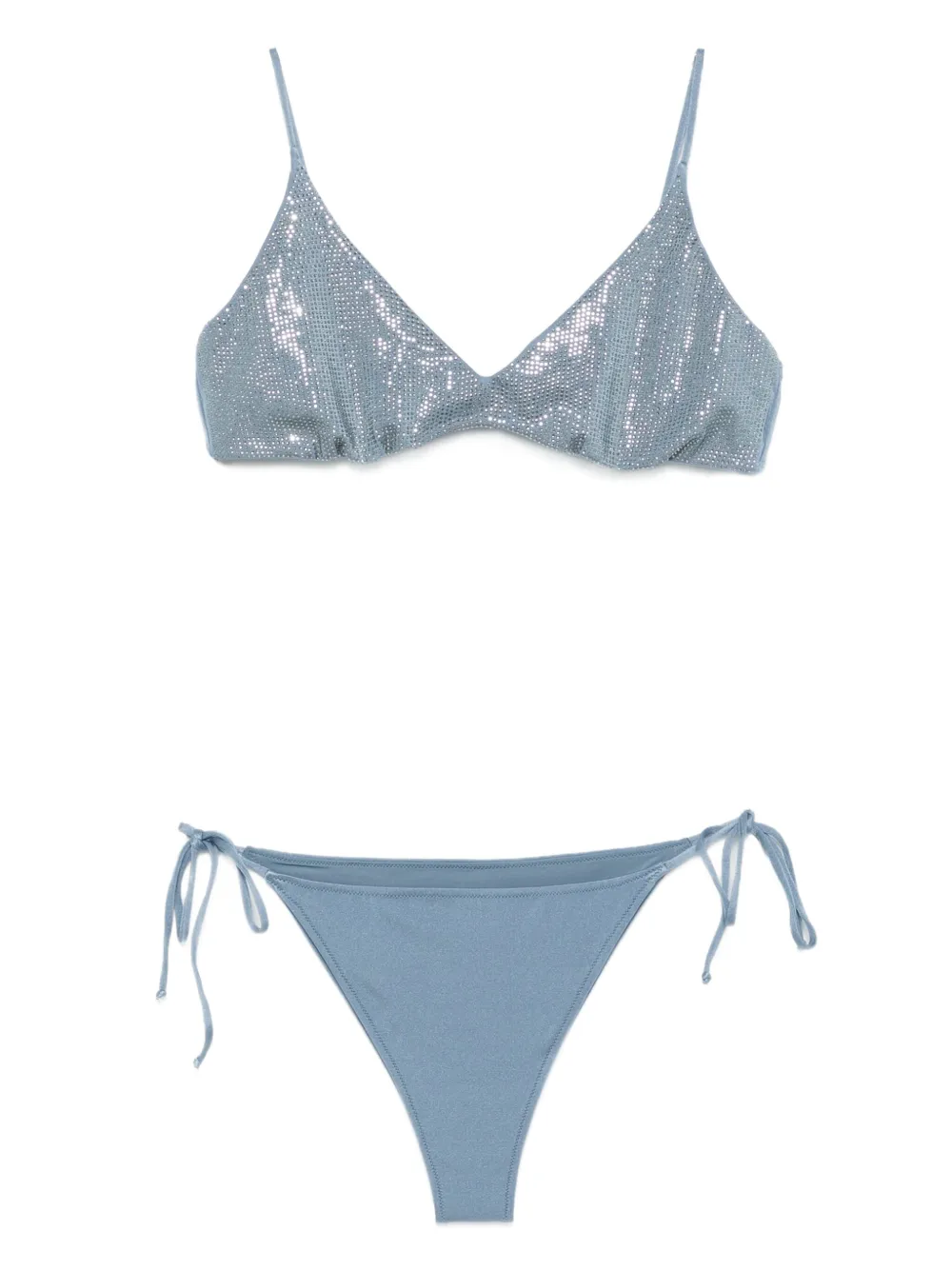 MC2 Saint Barth triangle-cup bikini top Blauw