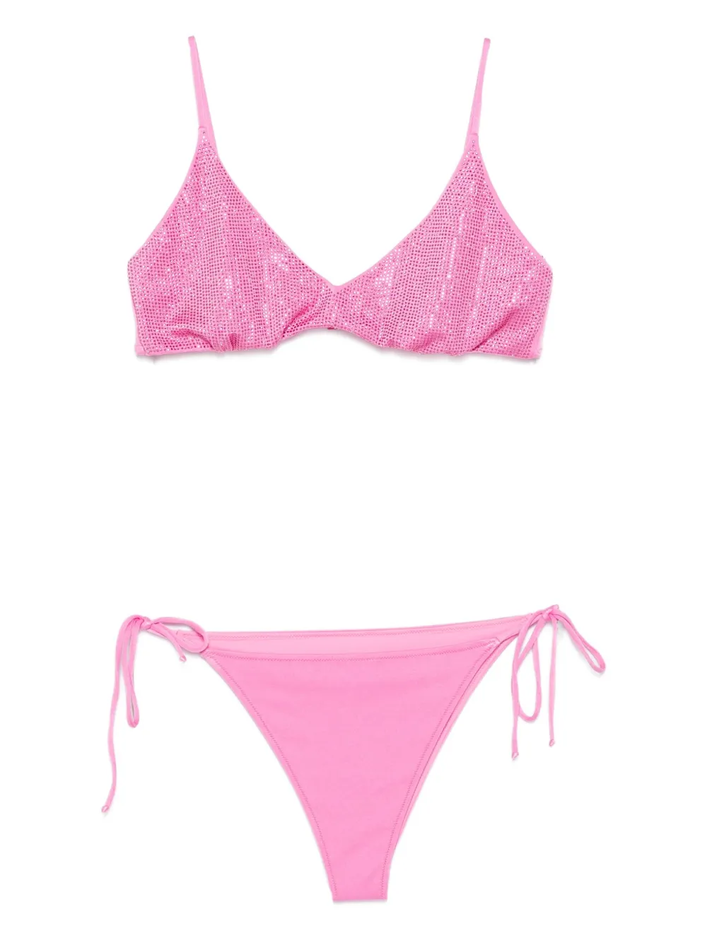 MC2 Saint Barth rhinestone-embellished bikini Roze