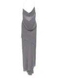 Christopher Esber cowl-neck draped dress - Grey