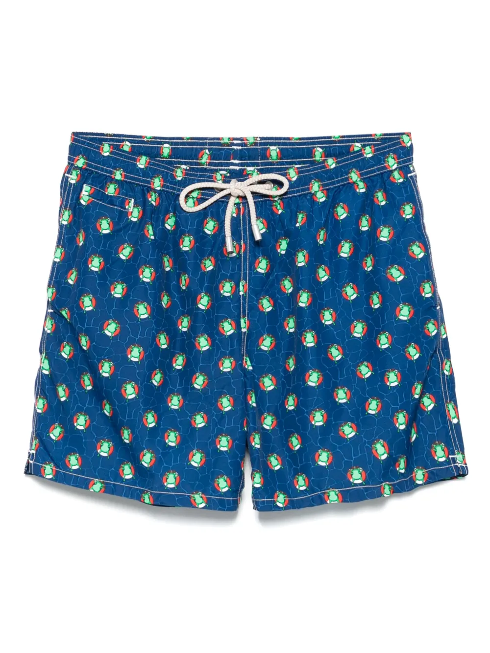 MC2 Saint Barth graphic-print swim shorts Blauw