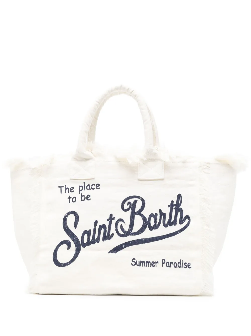 MC2 Saint Barth logo-print tote bag | White | Image 1