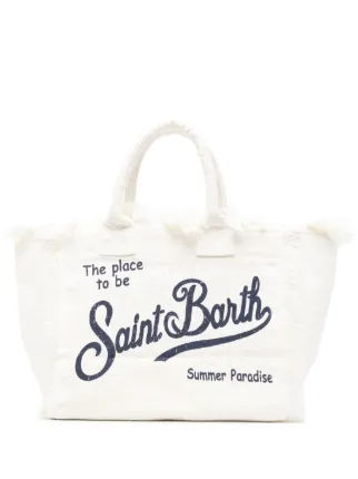 トートバッグ MC2 Saint Barth MC2 Saint Barth ロゴ トートバッグ | ホワイト | FARFETCH JP