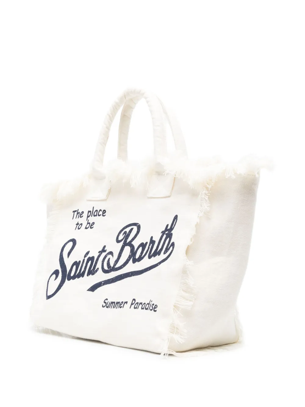 MC2 Saint Barth logo-print tote bag Wit