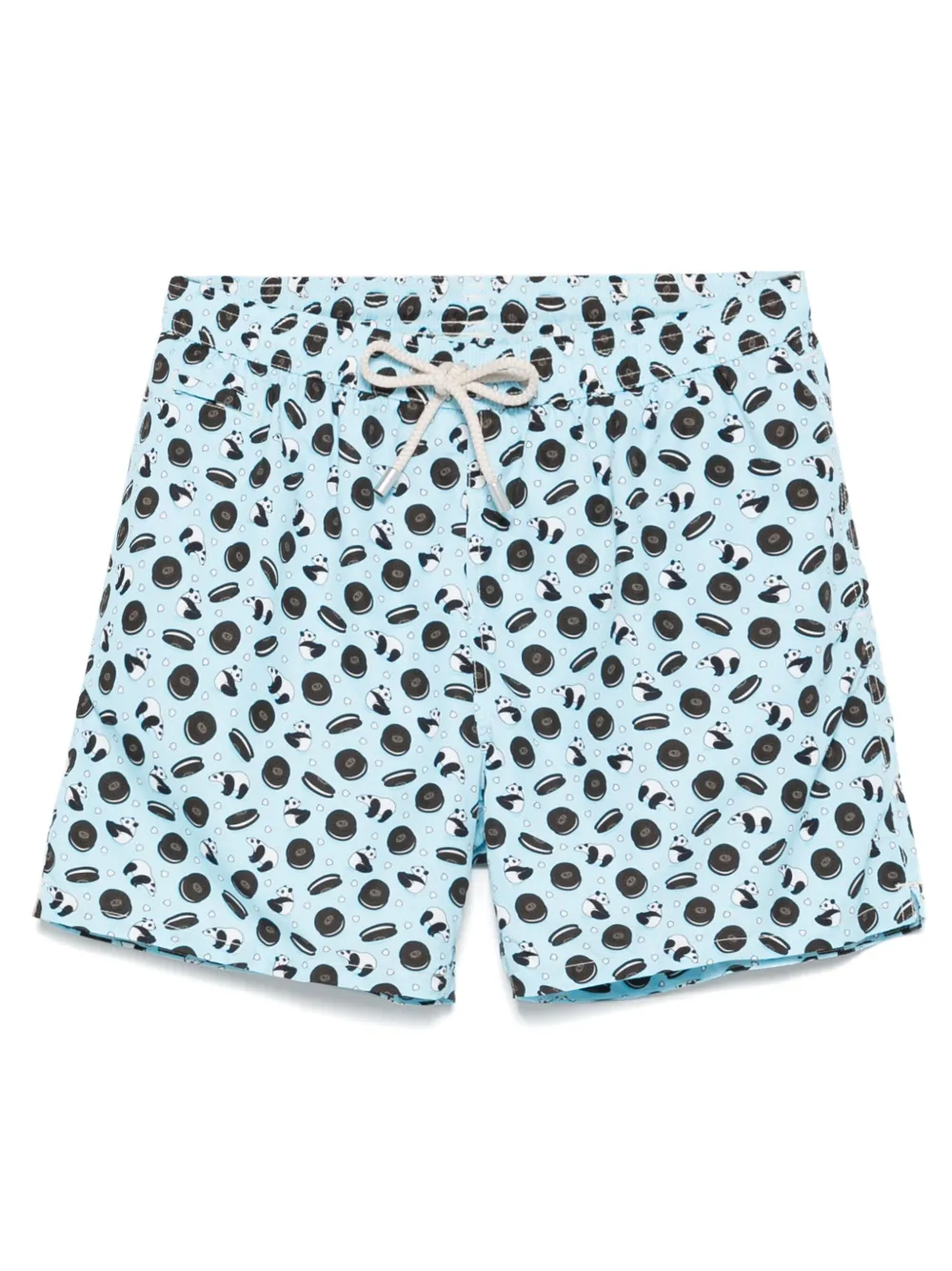 MC2 Saint Barth graphic-print swim shorts Blauw