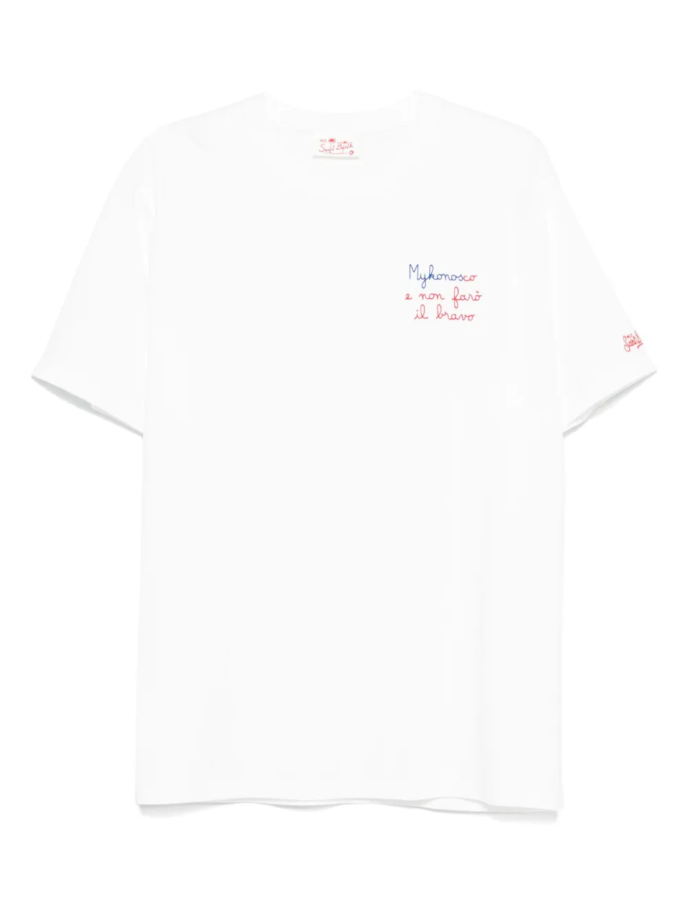 MC2 Saint Barth slogan-print T-shirt | blanco | Image 1
