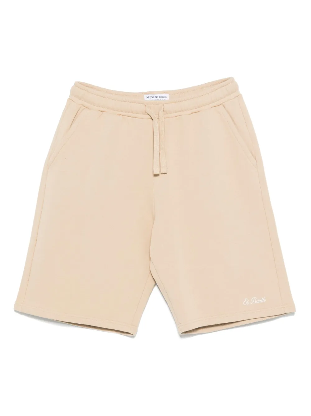 MC2 Saint Barth cotton track shorts | Neutrals | Image 1