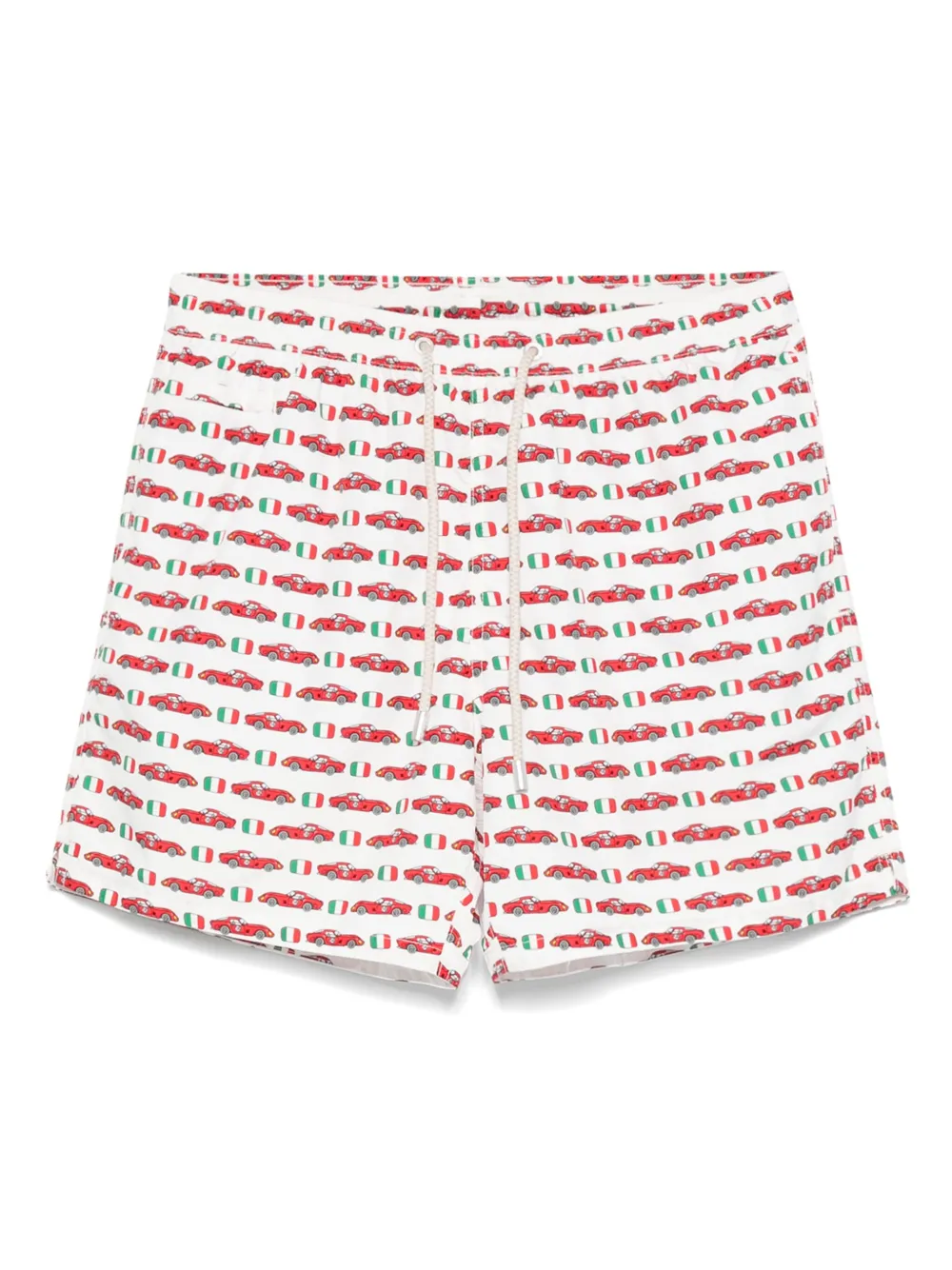 MC2 Saint Barth graphic-print swim shorts Wit