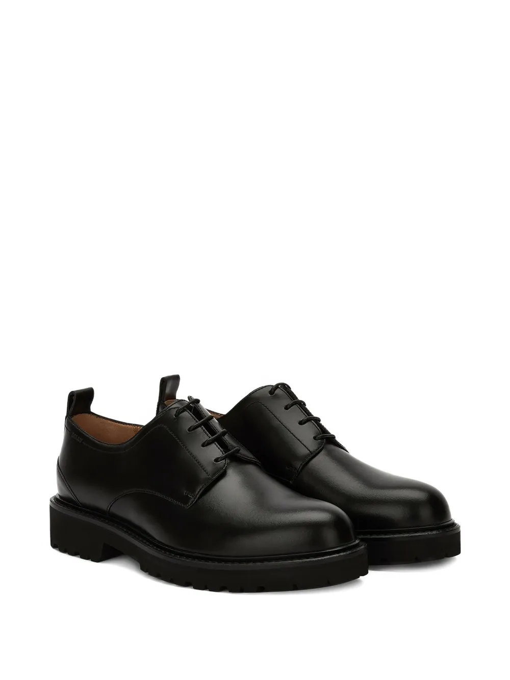 Bally lace-up leather derby shoes Black