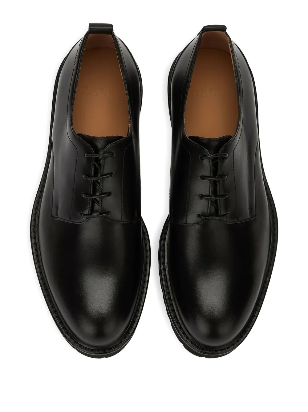 Bally lace-up leather derby shoes Black