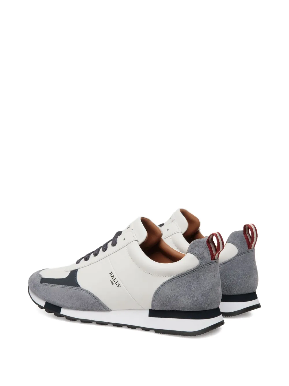Bally leather logo sneakers White