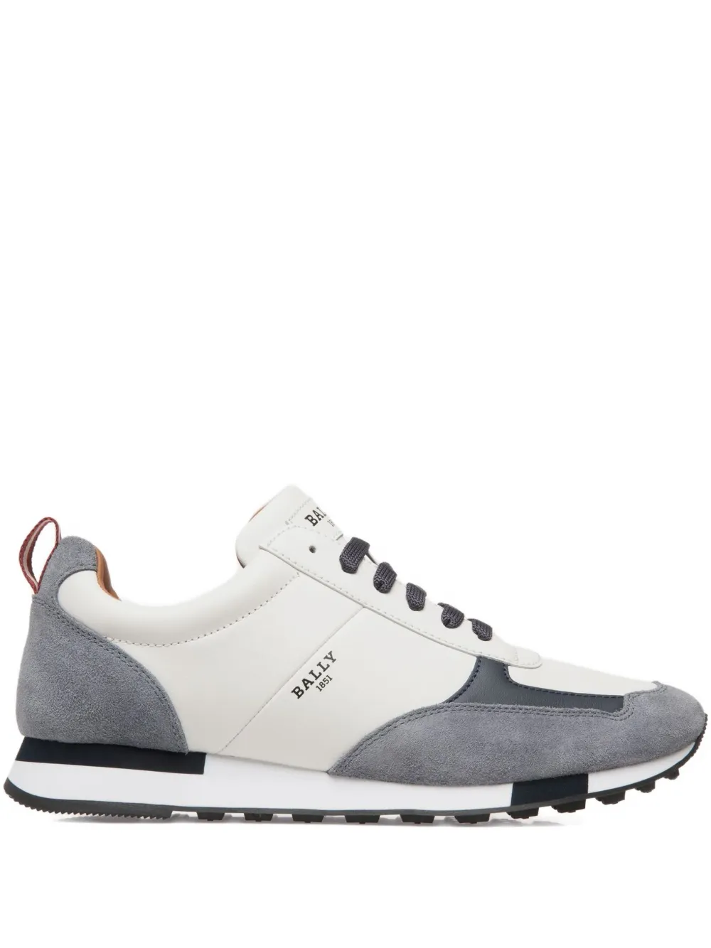 Bally leather logo sneakers White