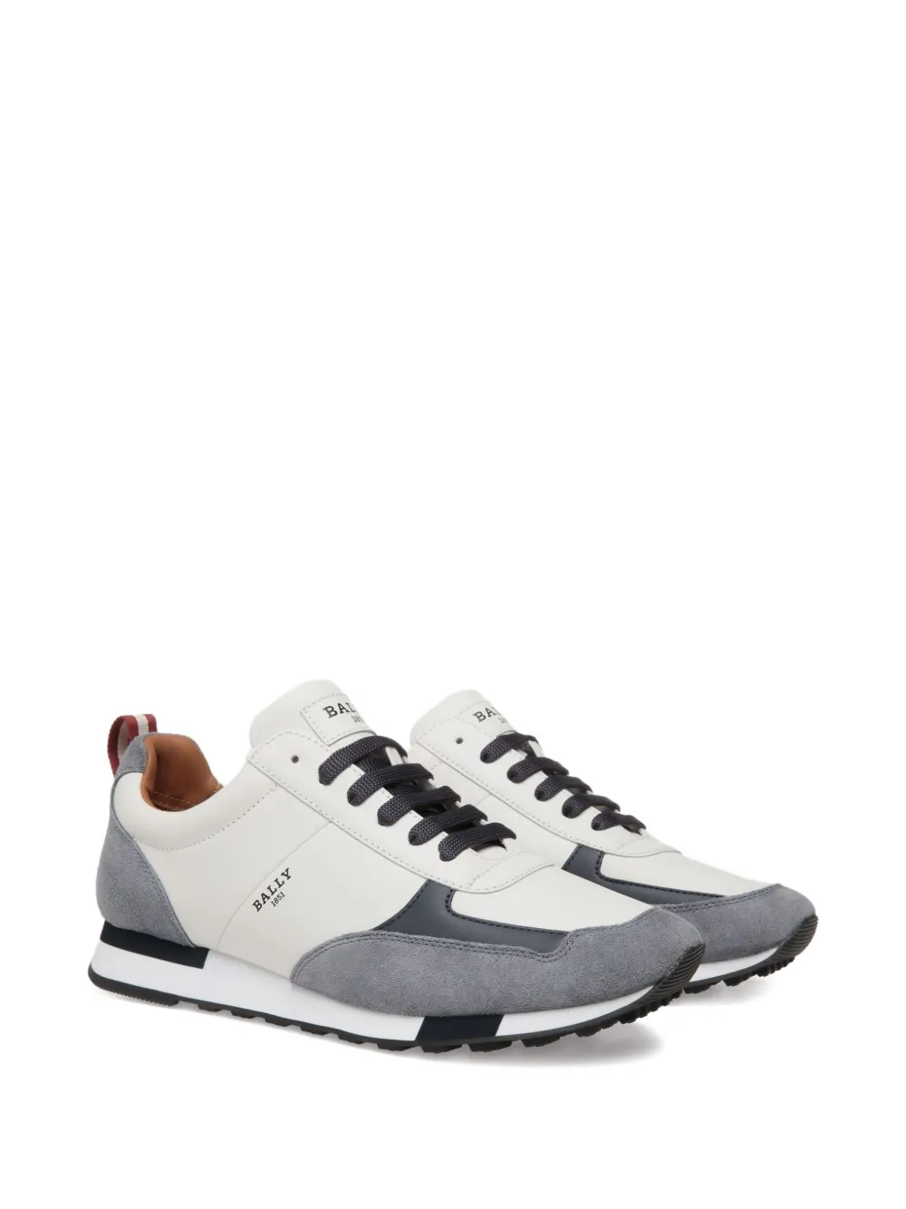 Bally leather logo sneakers White