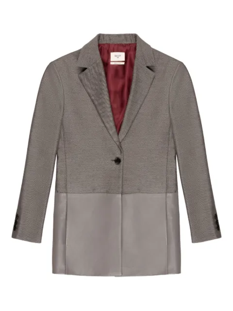 Bally panelled single-breasted blazer
