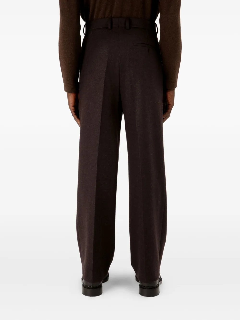 Bally tailored wool trousers Bruin