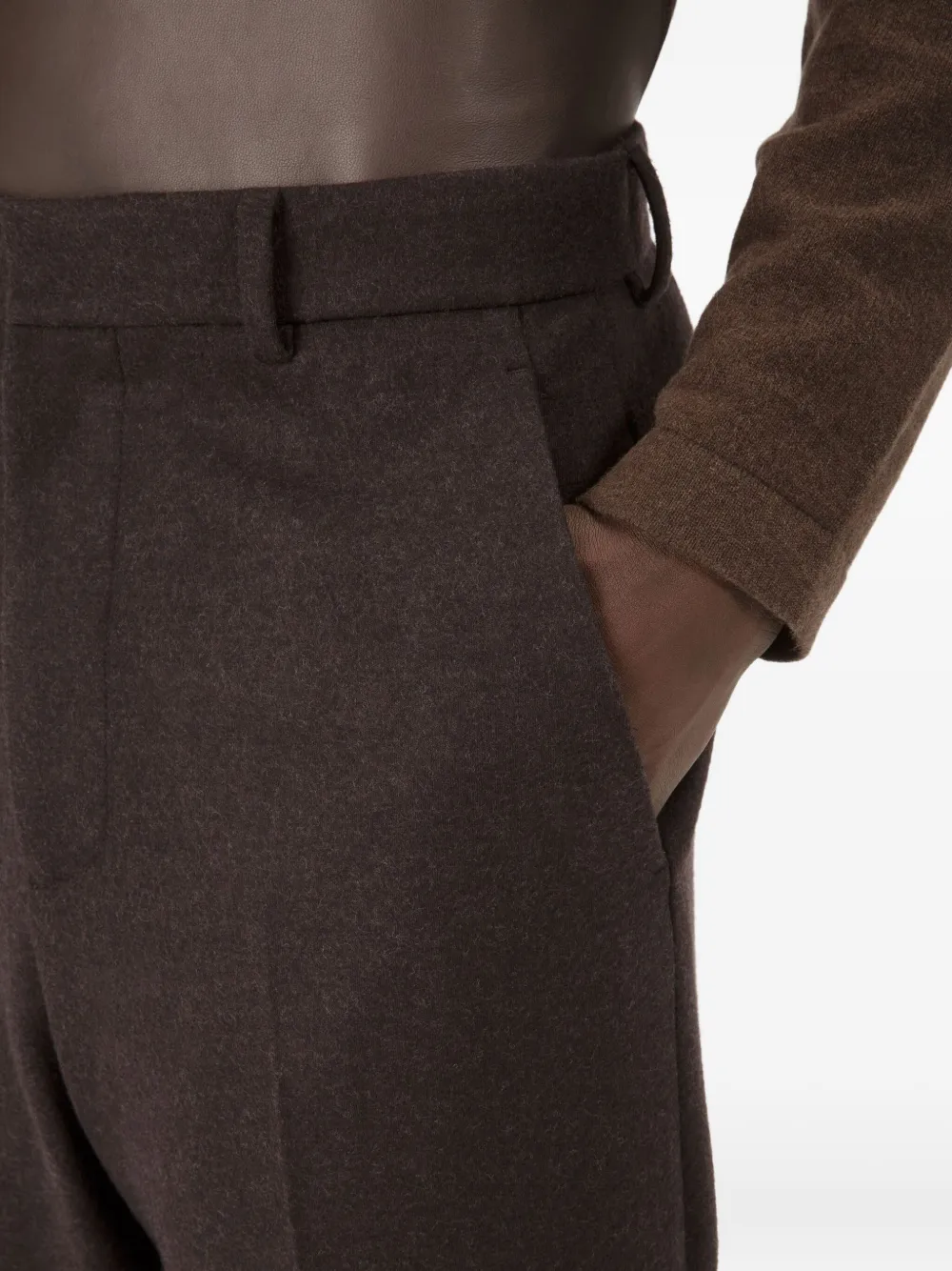 Bally tailored wool trousers Bruin
