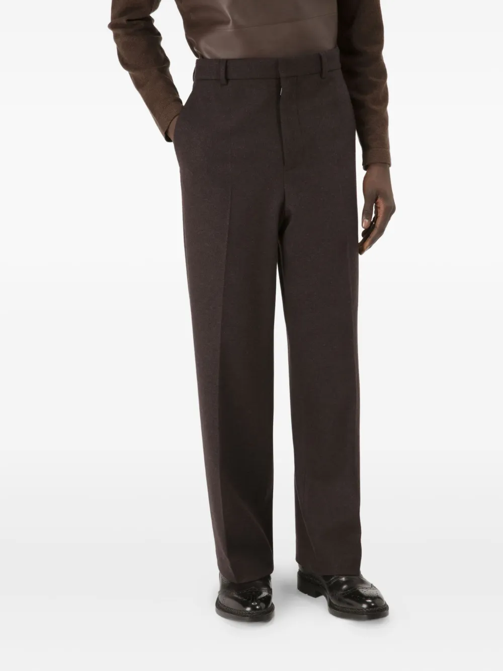 Bally tailored wool trousers Bruin