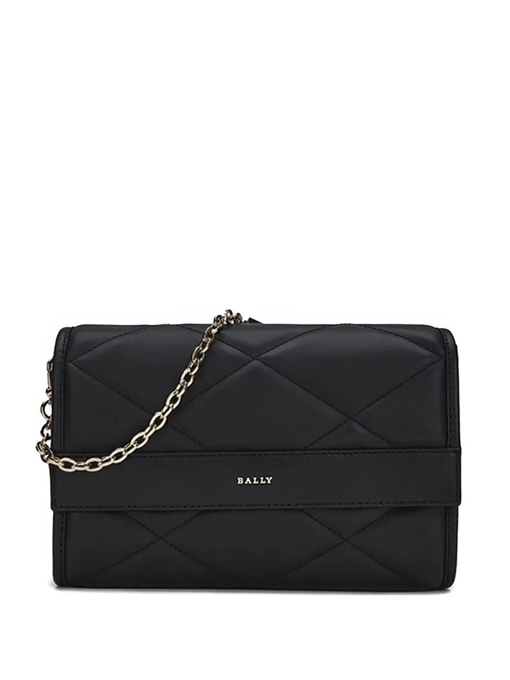 Bally Gewatteerde crossbodytas Zwart